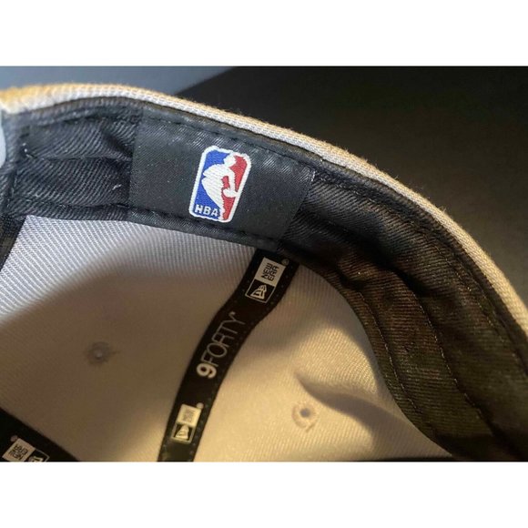 New Era 9Forty Los Angeles Lakers Snapback Hat Silver Logo NBA Basketball - Picture 6 of 7